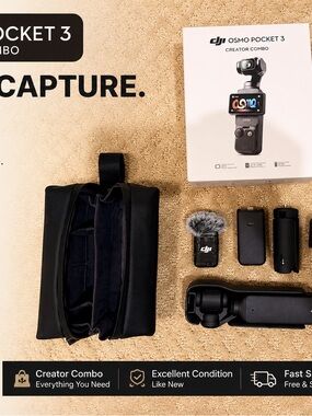 DJI Osmo Pocket 3 Creator Combo - Black